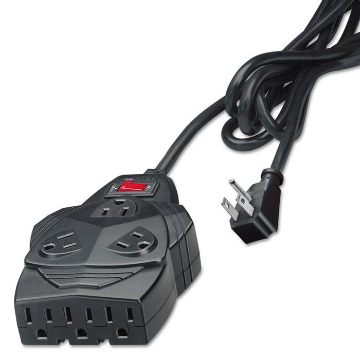 Mighty 8 Surge Protector, 8 Outlets, 6 ft Cord, 1300 Joules, Black