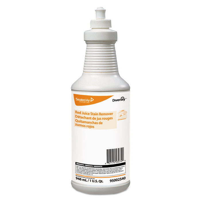 Red Juice Stain Remover, 32 oz Bottle, 6 Bottles/Carton