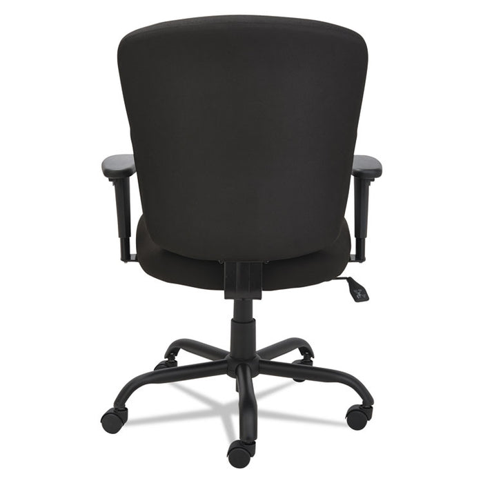 Alera Mota Series Big and Tall Chair, Supports up to 450 lbs., Black Seat/Black Back, Black Base