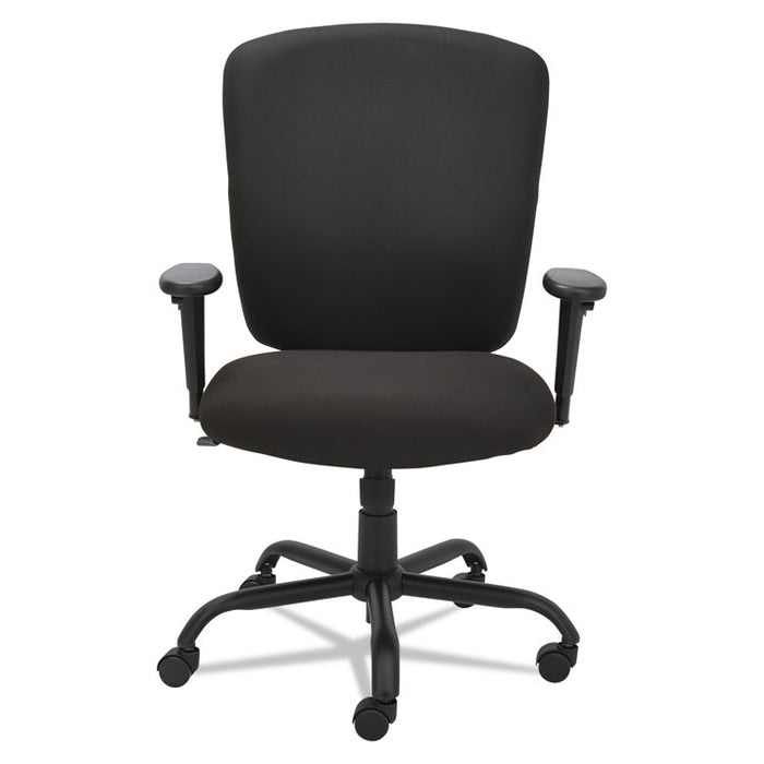 Alera Mota Series Big and Tall Chair, Supports up to 450 lbs., Black Seat/Black Back, Black Base