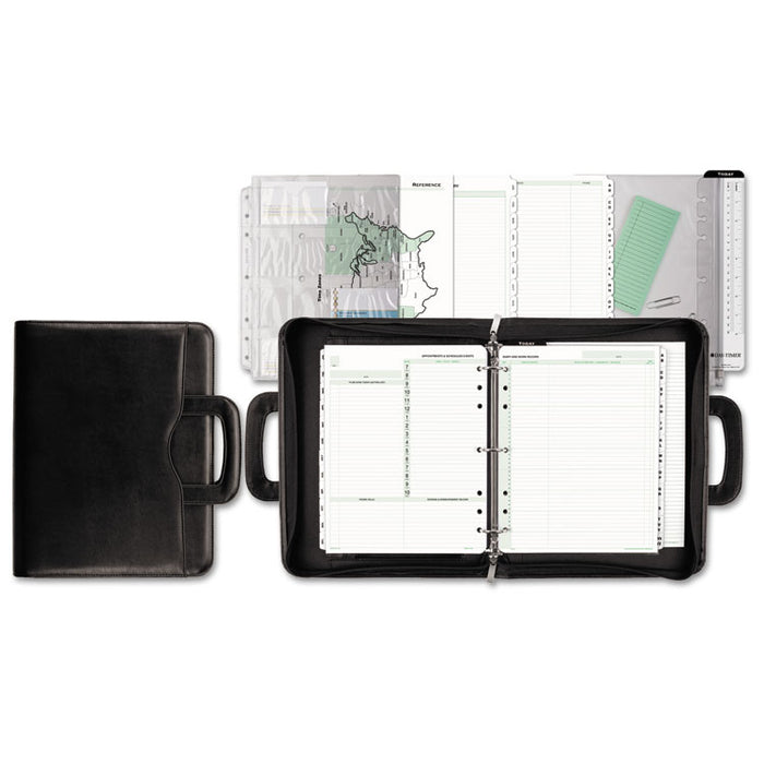 Avalon Simulated Leather Starter Set, 11 x 8 1/2, Black