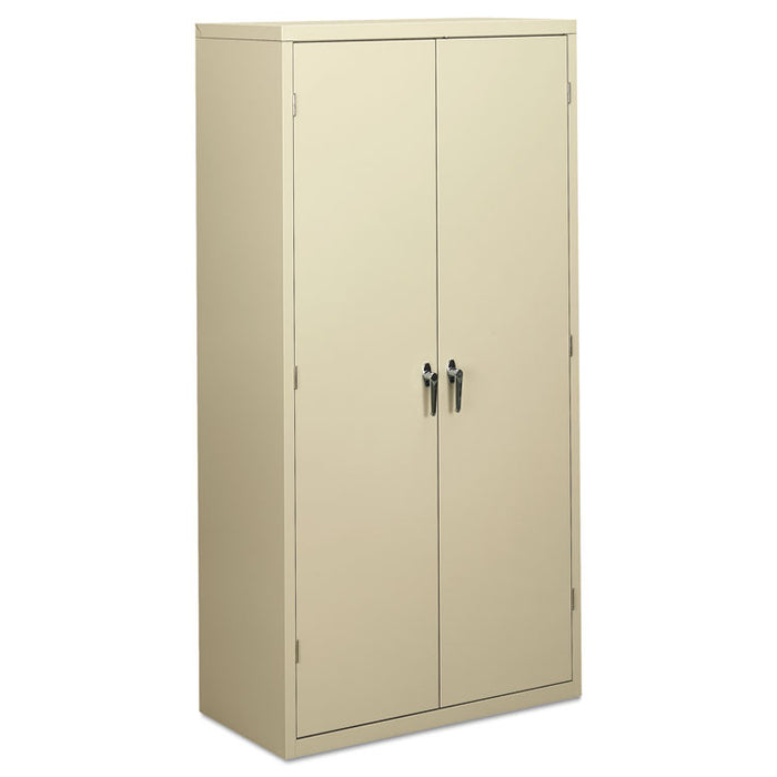 Assembled Storage Cabinet, 36w x 18 1/8d x 71 3/4h, Putty