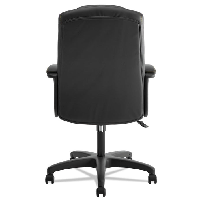 HVL131 Executive High-Back Chair, Supports Up to 250 lb, 18.5" to 22" Seat Height, Black