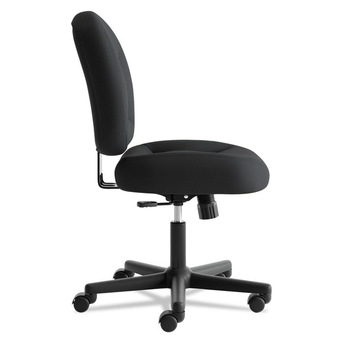 VL210 Low-Back Task Chair, Supports Up to 250 lb, 17" to 20.5" Seat Height, Black