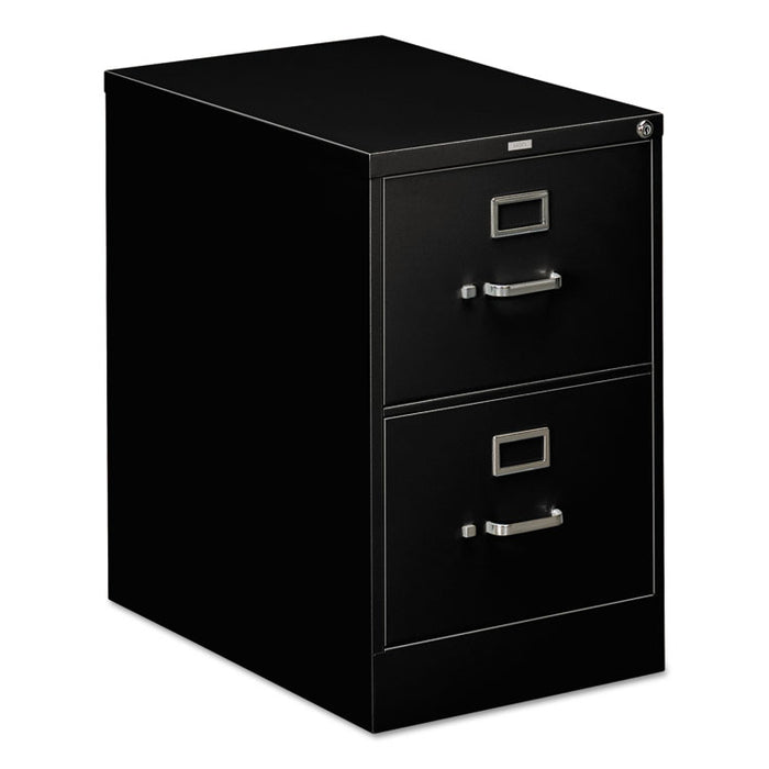 310 Series Vertical File, 2 Legal-Size File Drawers, Black, 18.25" x 26.5" x 29"
