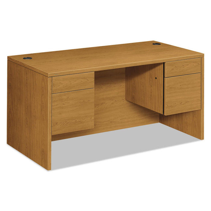 10500 Series Double Pedestal Desk, 60" x 30" x 29.5", Harvest
