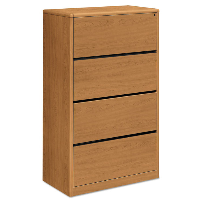 10700 Series Four Drawer Lateral File, 36w x 20d x 59.13h, Harvest