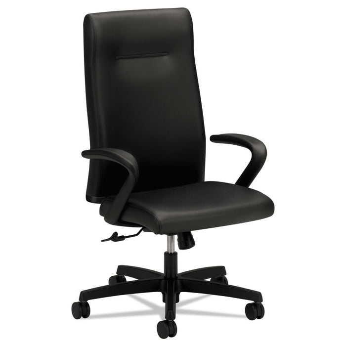 Ignition Series Executive High-Back Chair, Supports Up to 300 lb, 17.38" to 21.88" Seat Height, Black