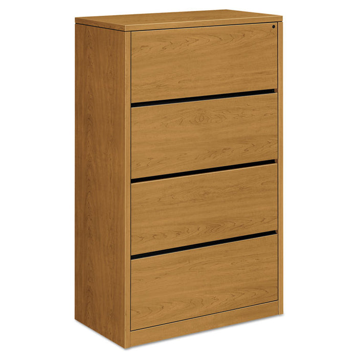 10500 Series Four-Drawer Lateral File, 36w x 20d x 59.13h, Harvest