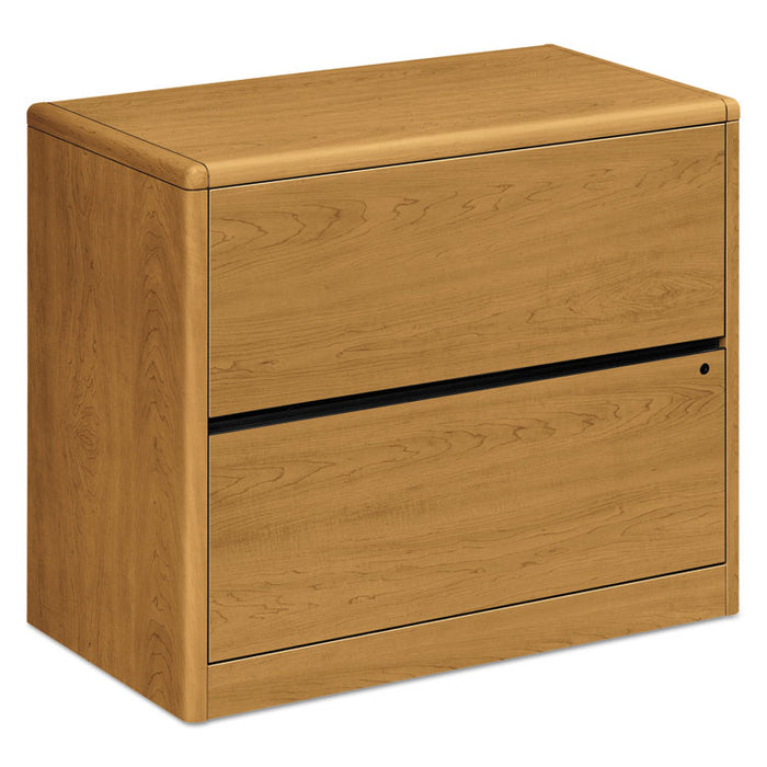 10700 Series Locking Lateral File, 2 Legal/Letter-Size File Drawers, Harvest, 36" x 20" x 29.5"