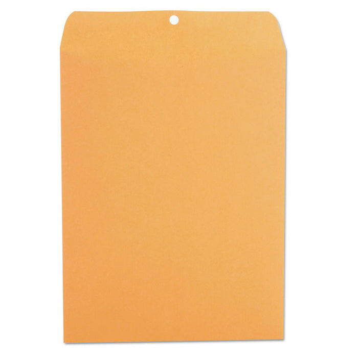 Kraft Clasp Envelope, #93, Square Flap, Clasp/Gummed Closure, 9.5 x 12.5, Brown Kraft, 100/Box