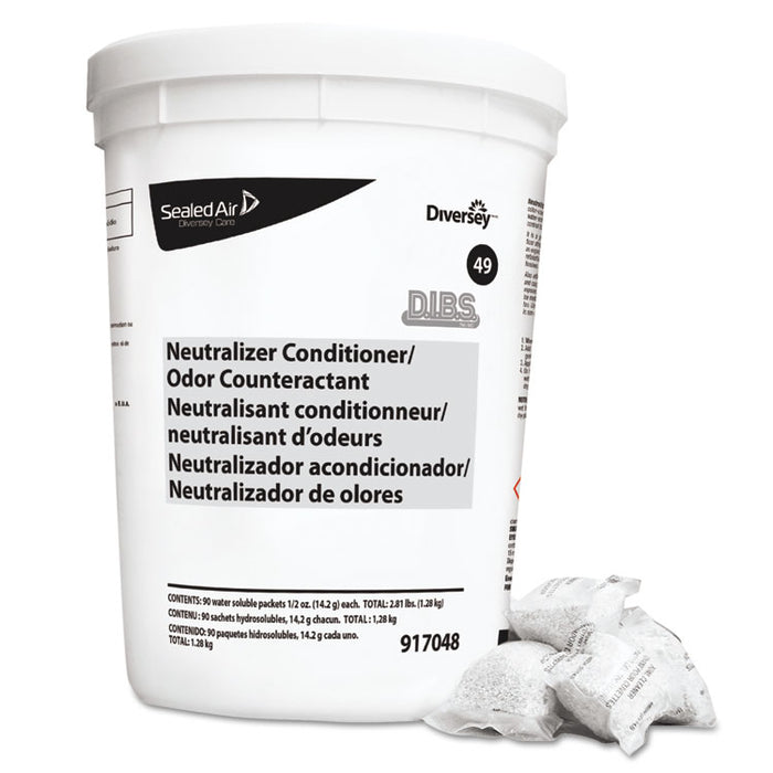 Floor Conditioner/Odor Counteractant, Powder, 0.5 oz Packet, 90/Tub, 2/Carton