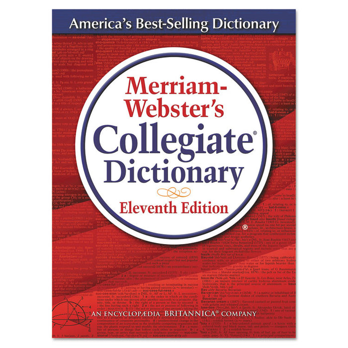 Merriam-Websterâs Collegiate Dictionary, 11th Edition, Hardcover, 1,664 Pages