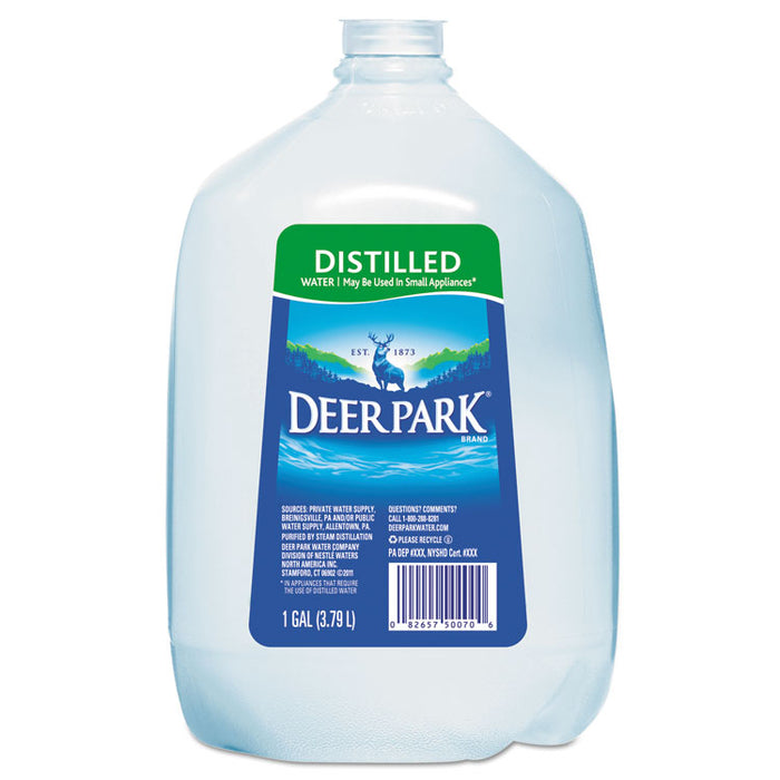 Distilled Water, 1gal, 6/Carton