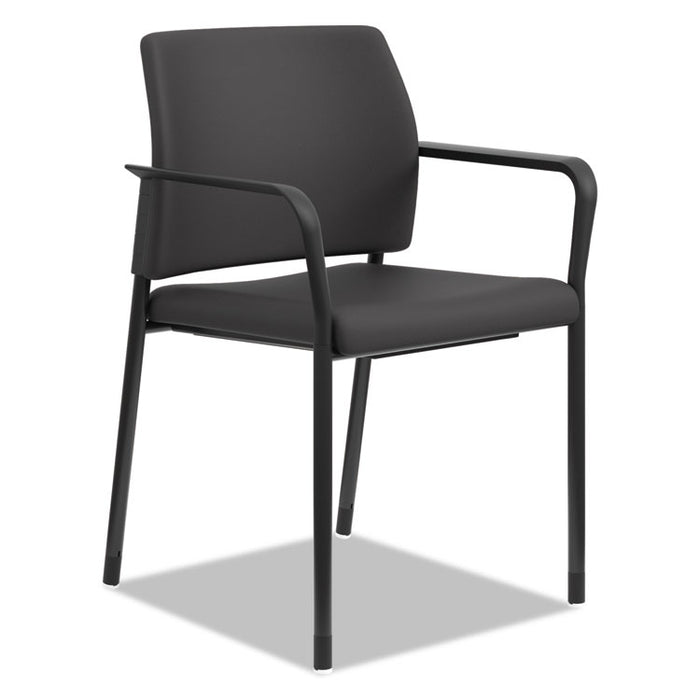 Accommodate Series Guest Chair, 23.25" x 21" x 32", Black Seat/Black Back, Black Base, 2/Carton
