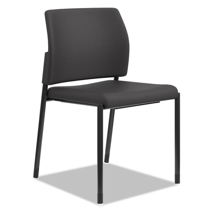 Accommodate Series Guest Chair, 23.25" x 21" x 32", Black Seat/Black Back, Black Base, 2/Carton