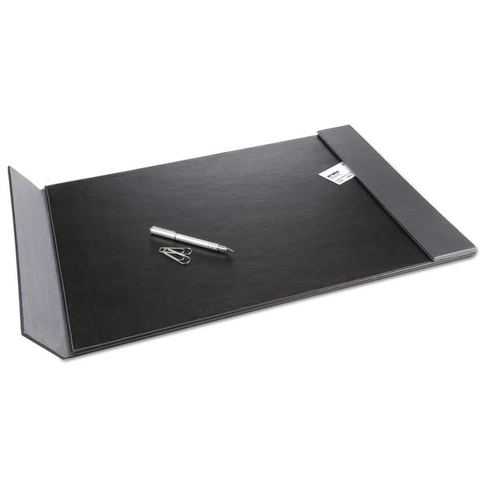 Monticello Desk Pad with Fold-Out Sides, 24 x 19, Black