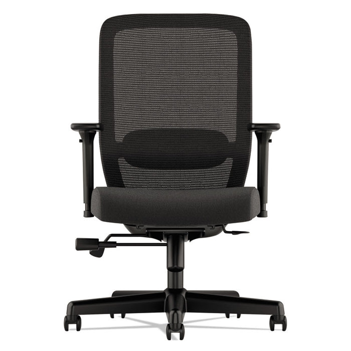 Exposure Mesh High-Back Task Chair, Supports Up to 250 lb, 18" to 21.5" Seat Height, Black
