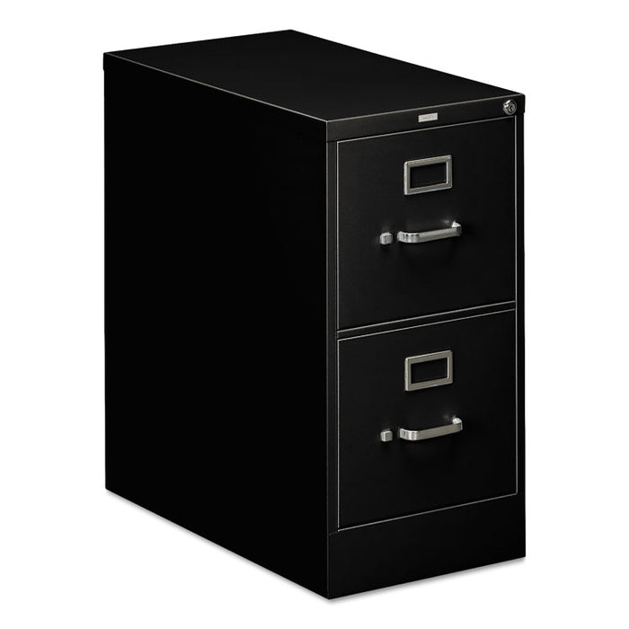 310 Series Vertical File, 2 Letter-Size File Drawers, Black, 15" x 26.5" x 29"