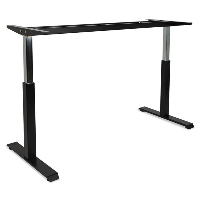 AdaptivErgo Pneumatic Height-Adjustable Table Base, 26.18" to 39.57", Black