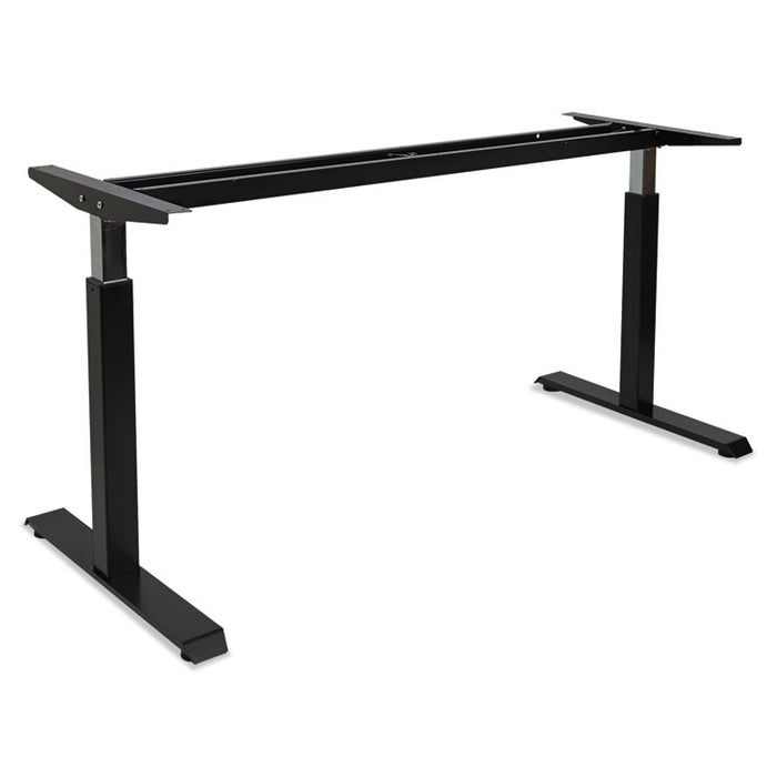 AdaptivErgo Pneumatic Height-Adjustable Table Base, 26.18" to 39.57", Black