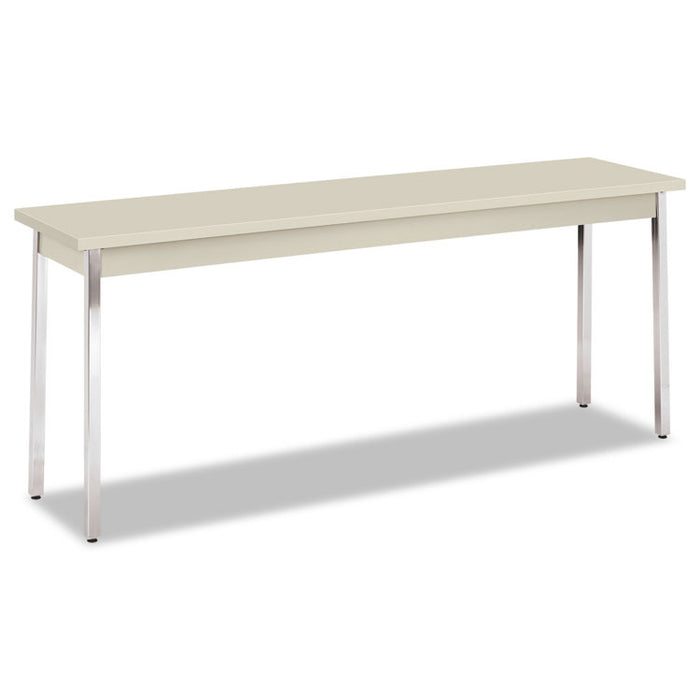 Utility Table, Rectangular, 72w x 18d x 29h, Light Gray