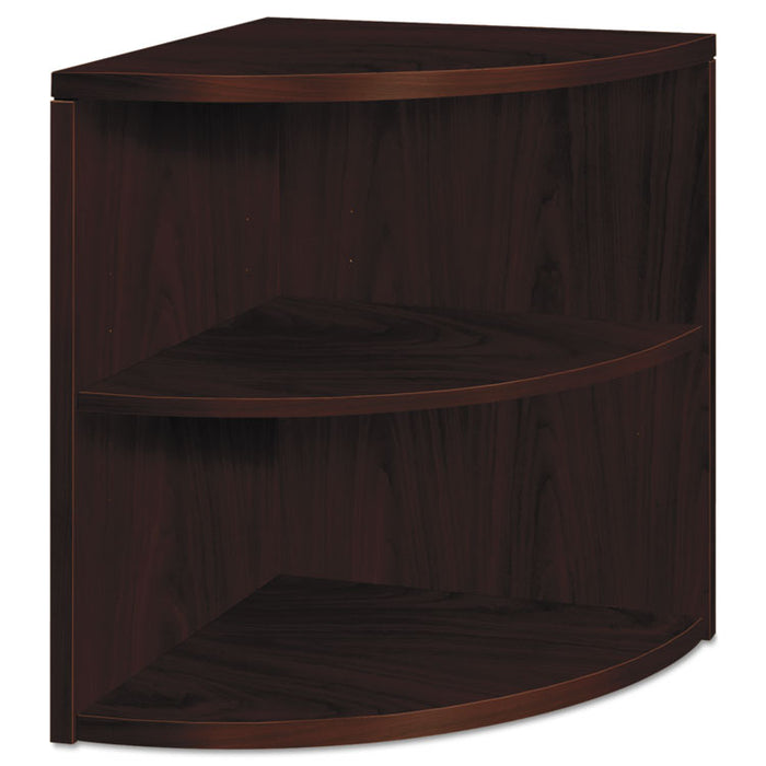 10500 Series Two-Shelf End Cap Bookshelf, 24w x 24d x 29-1/2h, Mahogany
