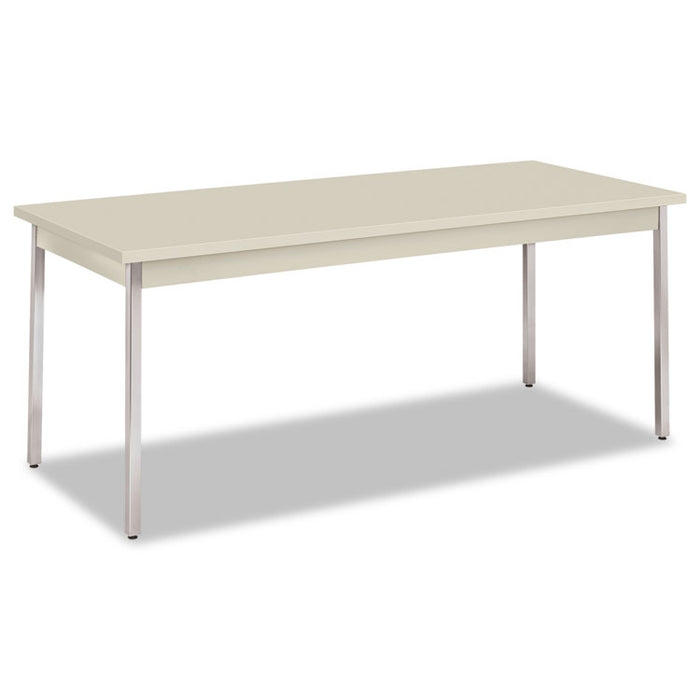 Utility Table, Rectangular, 72w x 30d x 29h, Light Gray