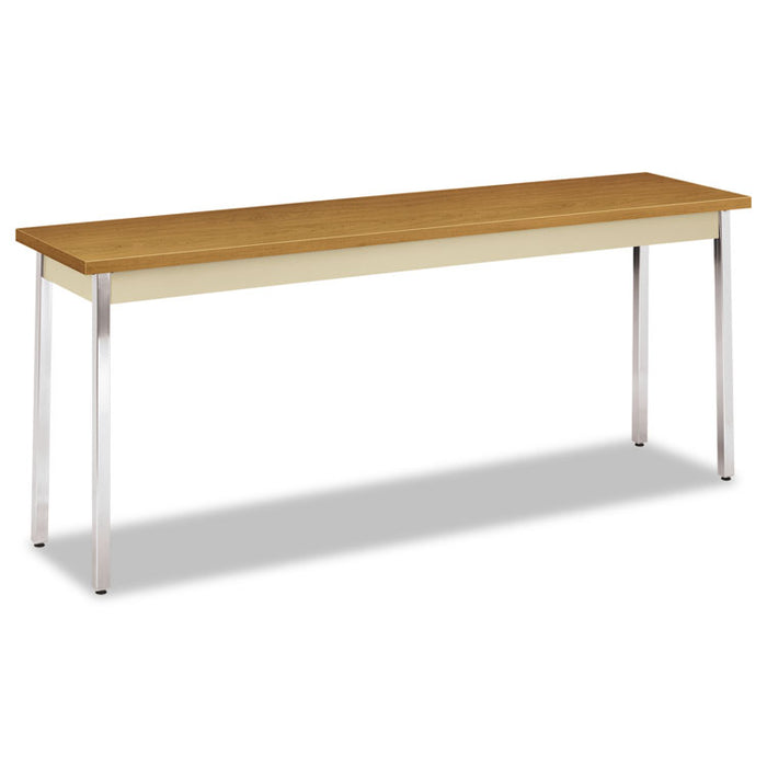 Utility Table, Rectangular, 72w x 18d x 29h, Harvest/Putty