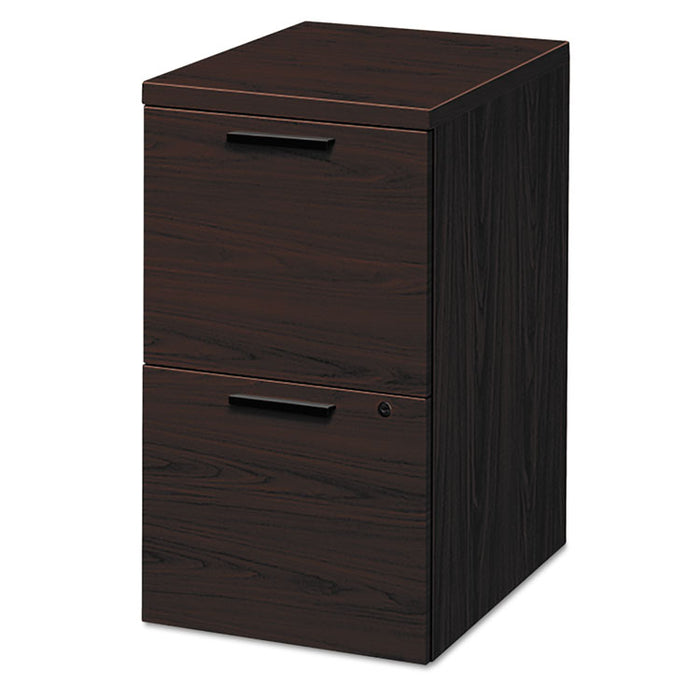 10500 Series File/File Mobile Pedestal, 15.75w x 22.75d x 28h, Mahogany