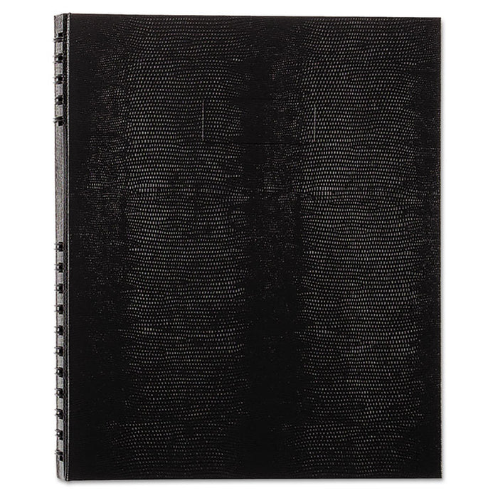 NotePro Undated Daily Planner, 10.75 x 8.5, Black Cover, Undated