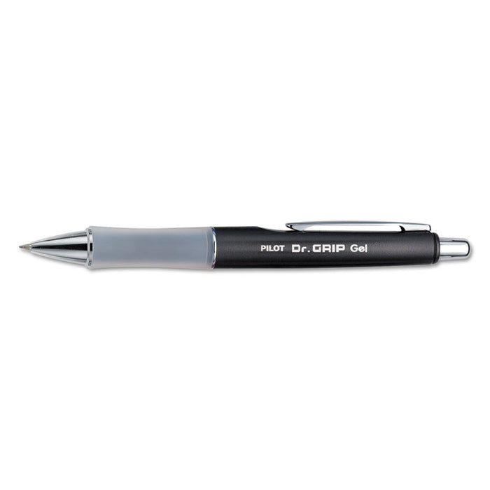 Dr. Grip Limited Gel Pen, Retractable, Fine 0.7 mm, Black Ink, Charcoal Gray Barrel