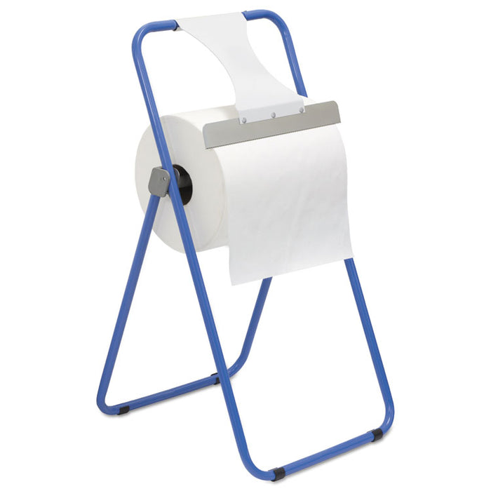 Jumbo Roll Dispenser, Floor Stand, Blue, 16 3/8 x 20 x 33, Steel
