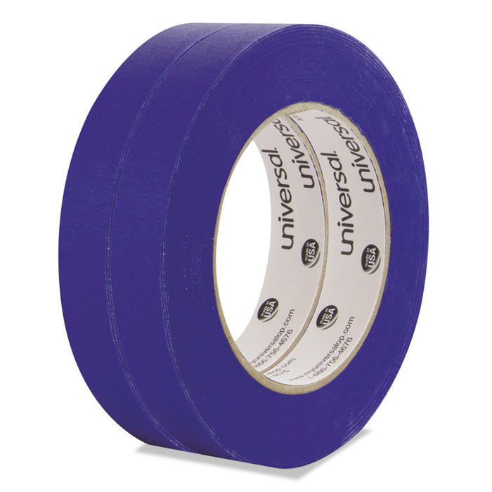 Premium Blue Masking Tape with UV Resistance, 3" Core, 18 mm x 54.8 m, Blue, 2/Pack