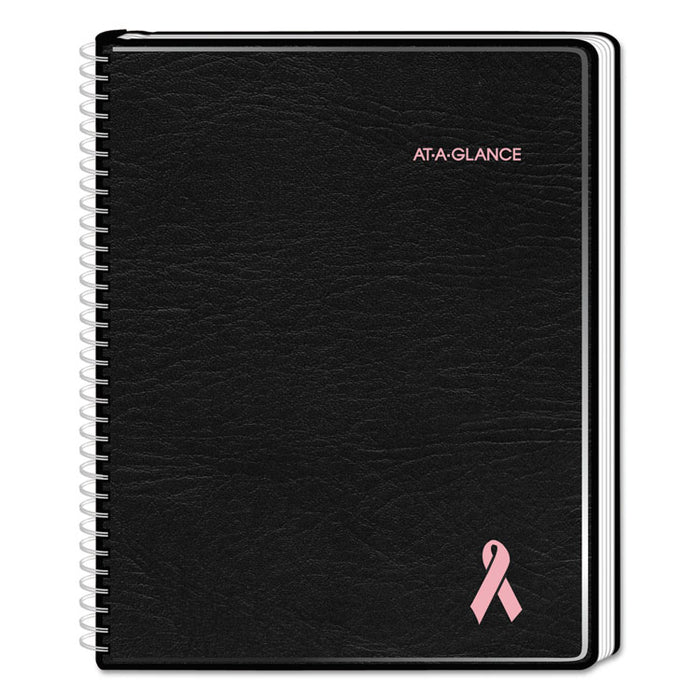 QuickNotes Special Edition Monthly Planner, 8 3/4 x 6 7/8, Black/Pink, 2020