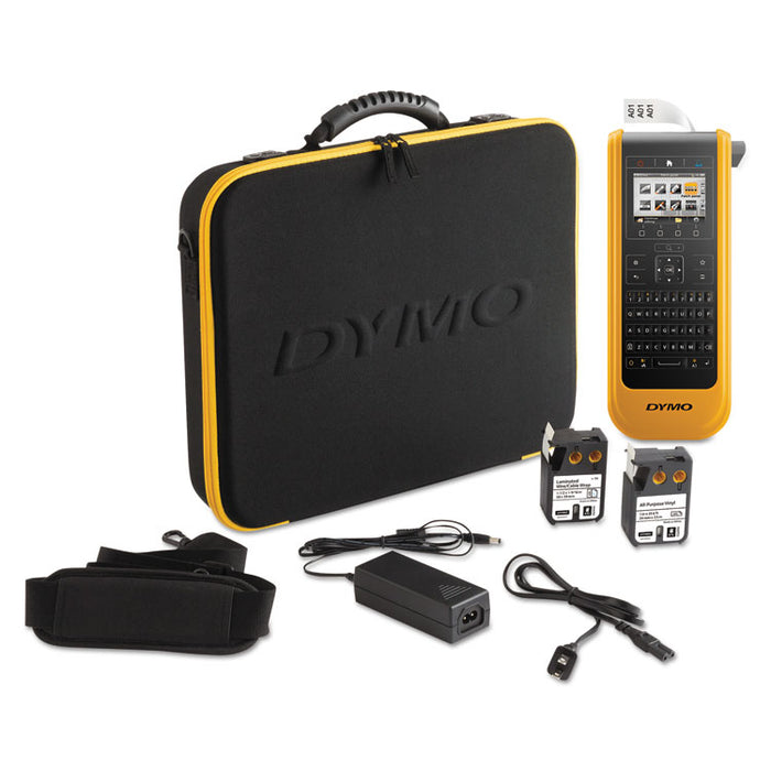 XTL 300 Industrial Label Maker Kit, w/Carrying Case, 150 Black on White Labels