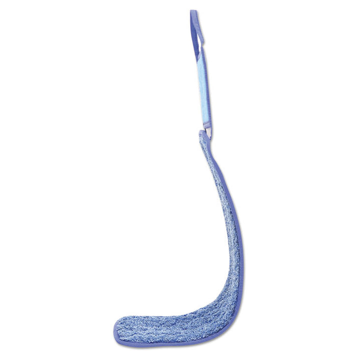 HYGEN Wet Pad w/Scrubber, Nylon/Polyester Microfiber, 18" Long, Blue