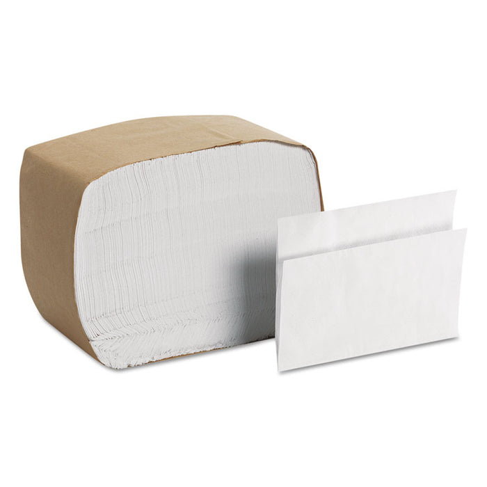 MorNap Full-Fold Dispenser Napkins, 1-Ply, 12x17, White, 250/Pack, 24Pk/Ctn