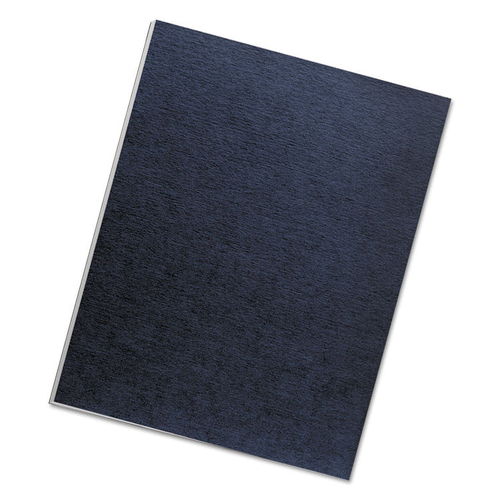 Linen Texture Binding System Covers, 11 x 8-1/2, Navy, 200/Pack