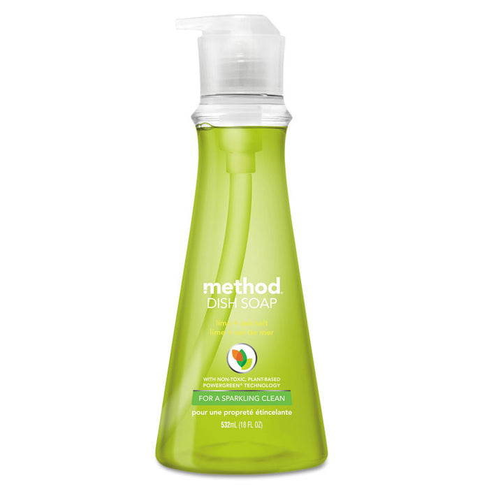 Dish Soap, Lime & Sea Salt, 18 oz Pump Bottle