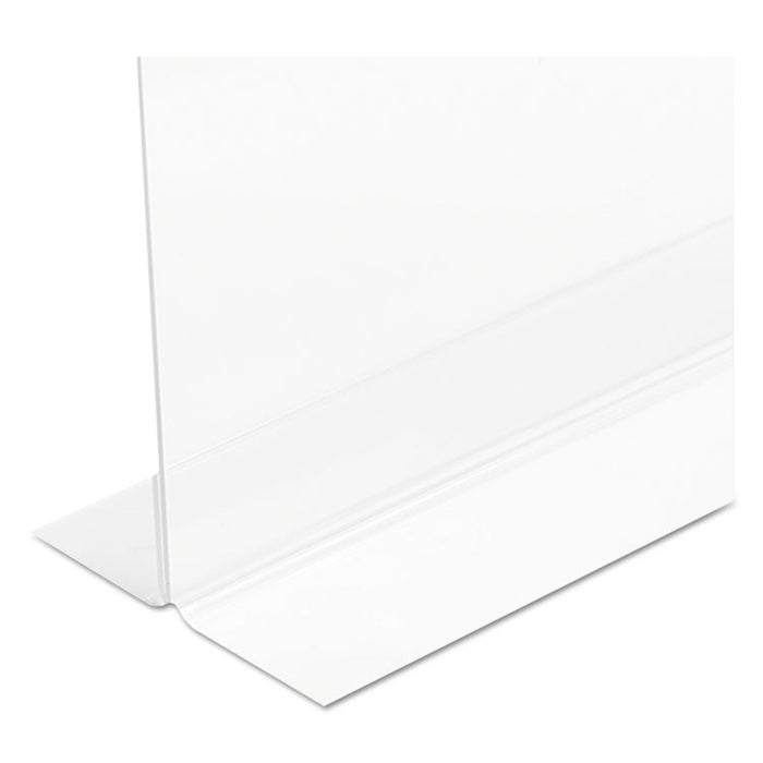 Classic Image Double-Sided Sign Holder, 11 x 8 1/2 Insert, Clear