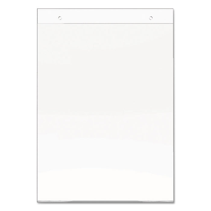 Classic Image Wall-Mount Sign Holder, Portrait, 8.5 x 11, Clear