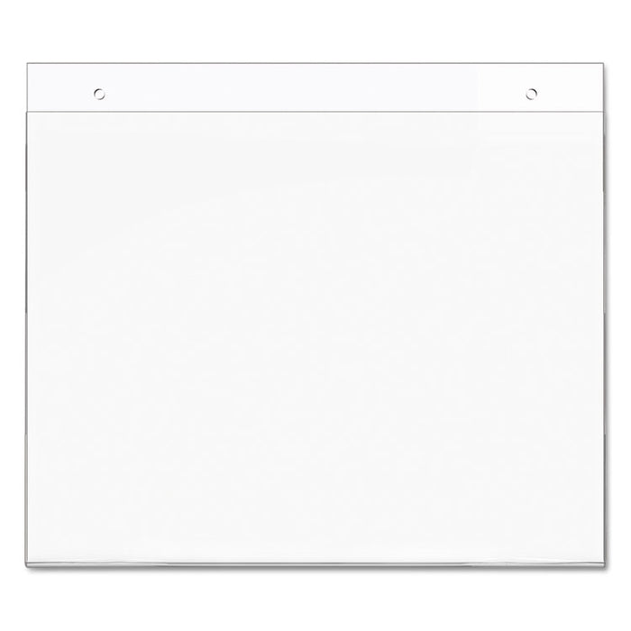 Classic Image Wall-Mount Sign Holder, Landscape, 11 x 8.5, Clear