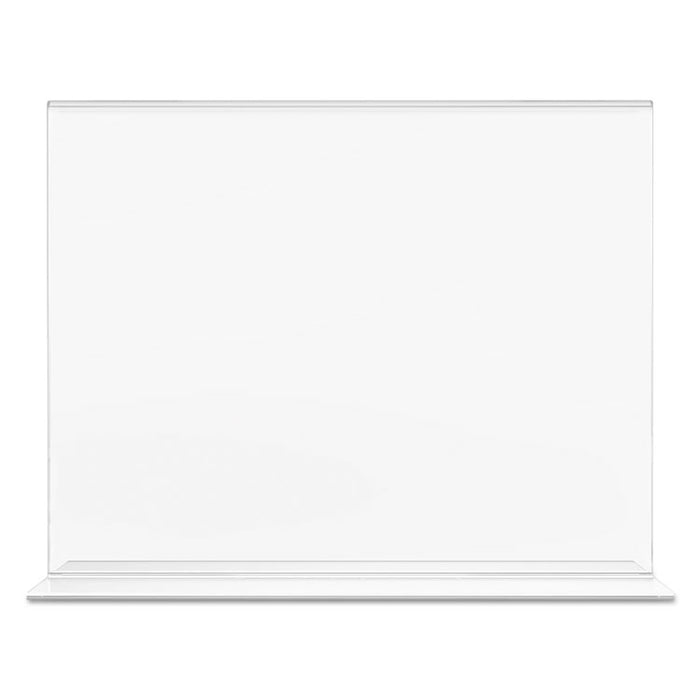Classic Image Double-Sided Sign Holder, 11 x 8 1/2 Insert, Clear