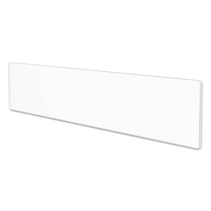 Superior Image Cubicle Nameplate Sign Holder, 8.5 x 2 Insert, Clear