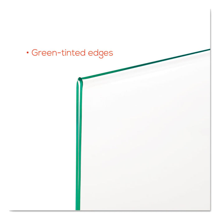 Superior Image Premium Green Edge Sign Holders, 8 1/2 x 11 Insert, Clear/Green