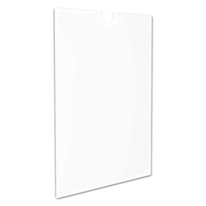 Superior Image Cubicle Sign Holder, 8.5 x 11 Insert, Clear