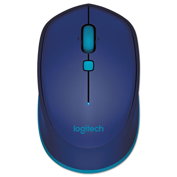 M535 Bluetooth Mouse, 2.45 GHz Frequency/30 ft Wireless Range, Right Hand Use, Blue