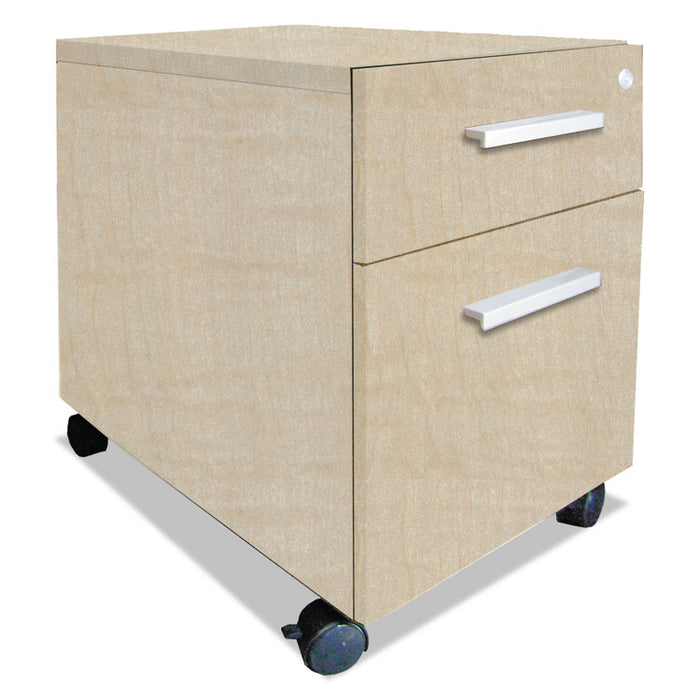 e5 Series Mobile Box/File Pedestal, 15.25w x 24d x 23h, Summer Suede