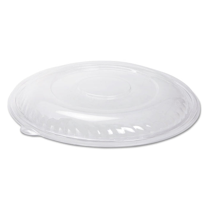 Caterline Pack n' Serve Plastic Lids, Dome Lid, 12" Diameter x 1.5"h, Clear, 25/Carton